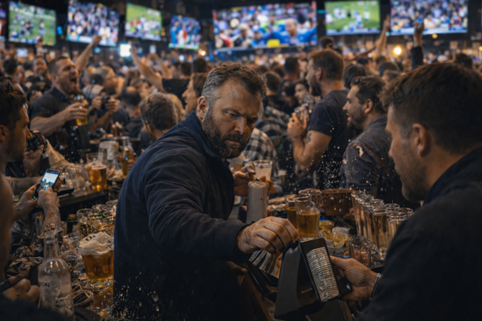 Packed bar and missed VIP opportunities